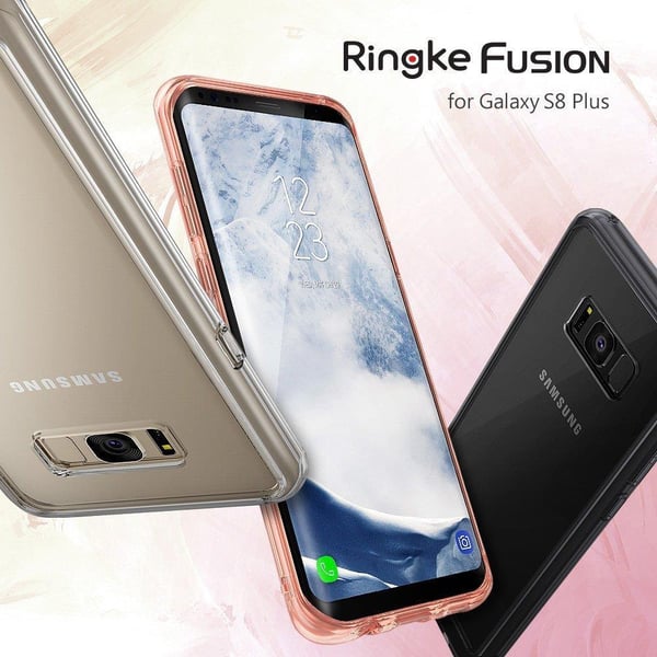 Ringke Fusion Shock Absorption Skal till Samsung Galaxy S8 Plus - Rose Gold