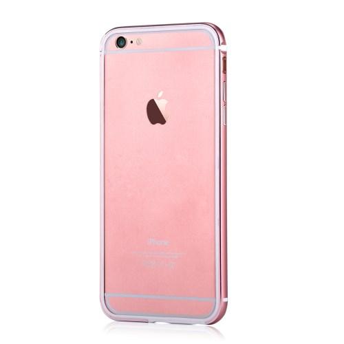 COMMA Aluminium Bumper med TPU Skal till Apple iPhone 6(S) Plus - Rose Gold
