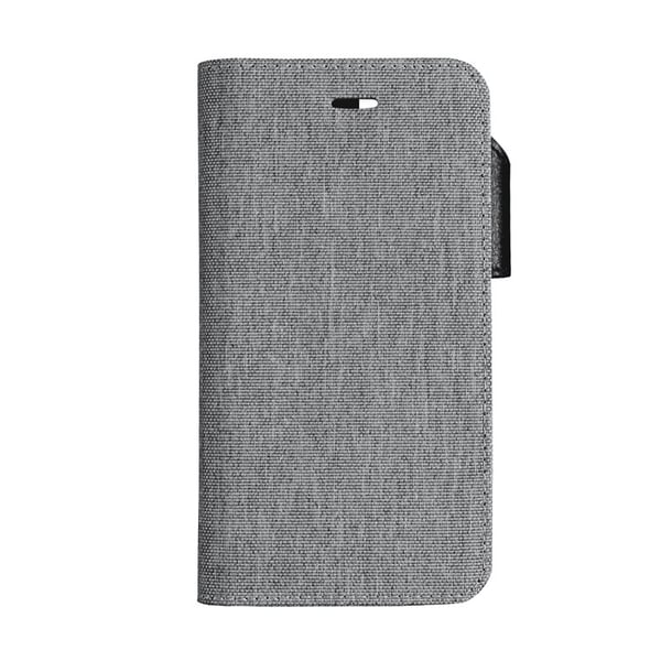 Onsala Collection Textil Plånboksfodral till iPhone XS / X - Grå