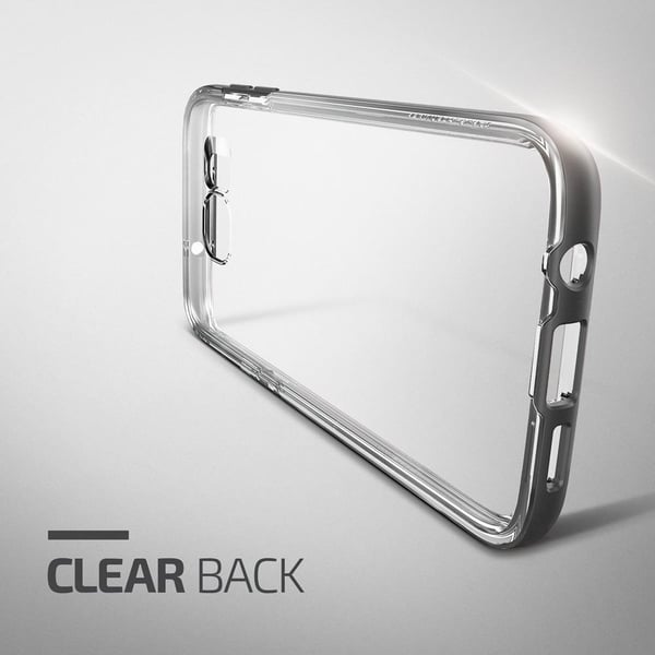 Verus Crystal Bumper Skal till Samsung Galaxy S7 Edge - Svart