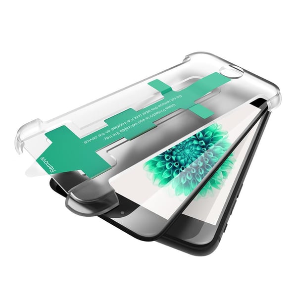 CoveredGear Easy App Härdat Glas Skärmskydd till iPhone 6S/6 - Svart