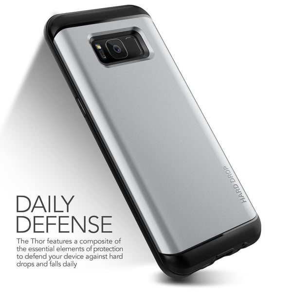 Verus Hard Drop Skal till Samsung Galaxy S8 - Silver