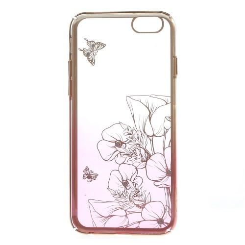 Crawford Skal med Swarovski-stenar till iPhone 6 / 6S - Flower & Butterfly