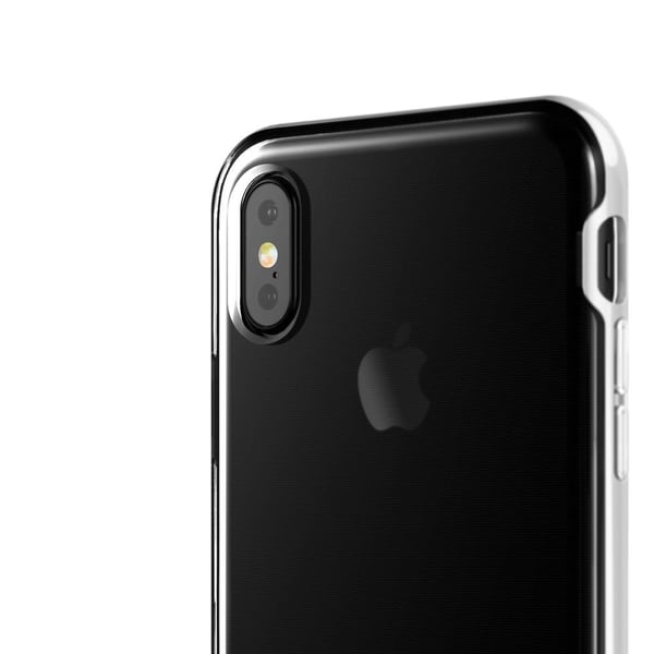 Verus Crystal Bumper Skal till Apple iPhone XS / X - Silver
