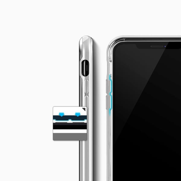 Verus Crystal Bumper Skal till Apple iPhone XS / X - Silver