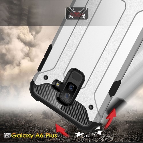 Hybrid Armor Mobilskal till Samsung Galaxy A6 Plus (2018) - Svart