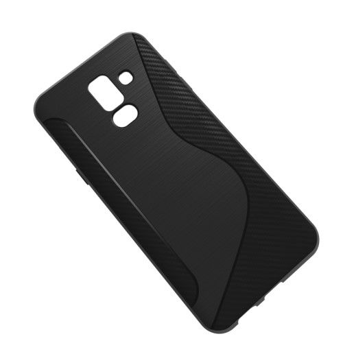 Flexicase Mobilskal Till Samsung Galaxy A6 Plus (2018) - Svart
