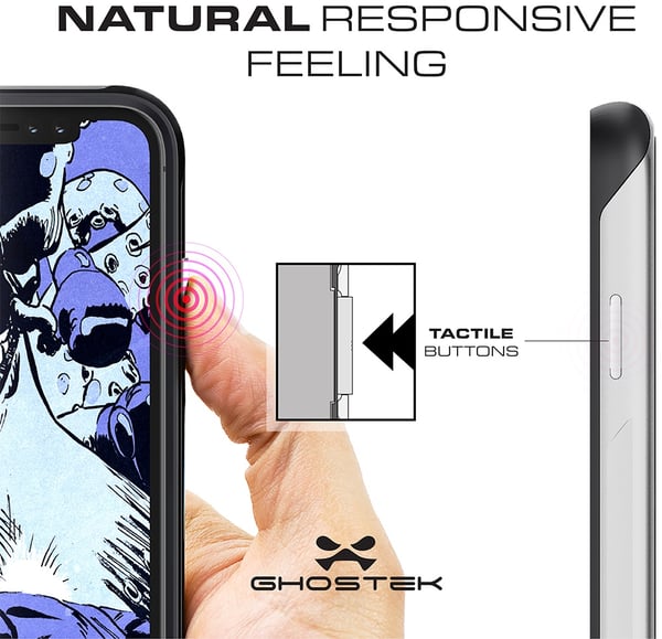 Ghostek Atmoic Slim 2 -kuori Apple iPhone XS Max -puhelimelle - Musta