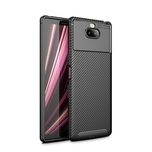 Full Carbon Mobilskal till Sony Xperia 10 Plus - Svart