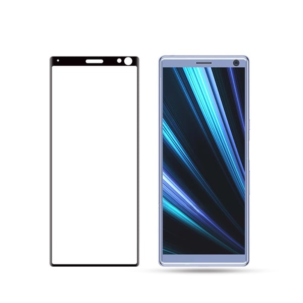 Mocolo 3D Härdat Glas Skärmskydd till Sony Xperia 10 - Svart