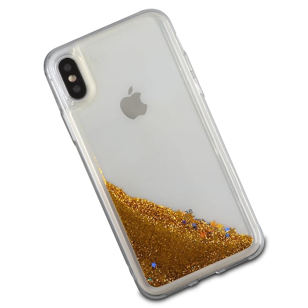 Glitterkuori iPhone XR:lle - Kulta