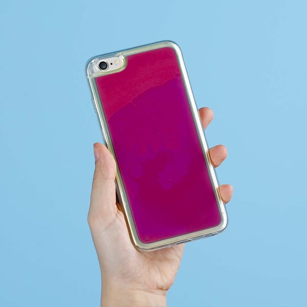 Liquid Neon Sand skal till iPhone 6/6s Plus - Violet