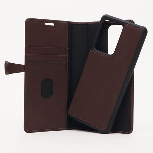 BUFFALO Ægte Læder Pung Etui Samsung S20 Ultra - Brun