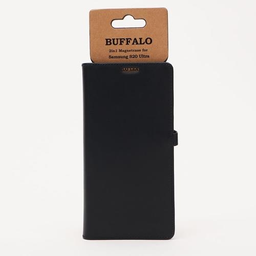 BUFFALO Ægte Læder Pung Etui Samsung S20 Ultra - Sort