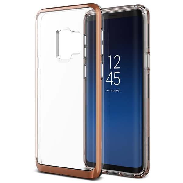Verus Crystal Bumper Skal till Samsung Galaxy S9 - Blush Gold