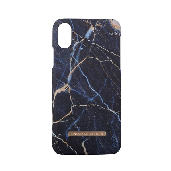Onsala Collection iPhone XS/X Telefontaske - Sort Galaxy Marmor