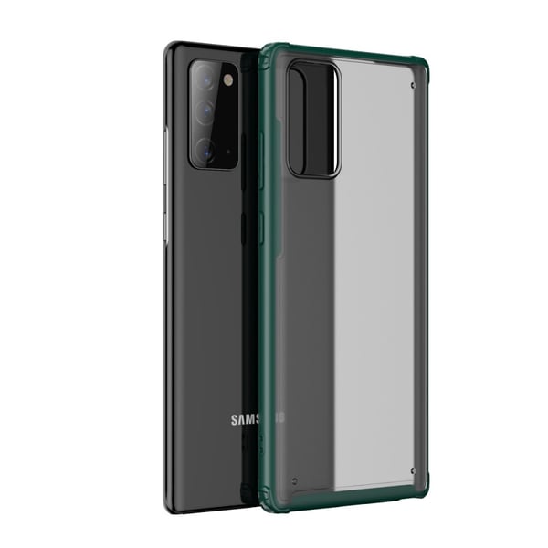 Armor Series Mat PC + TPU Hybrid Cover til Galaxy Note 20 - Grøn