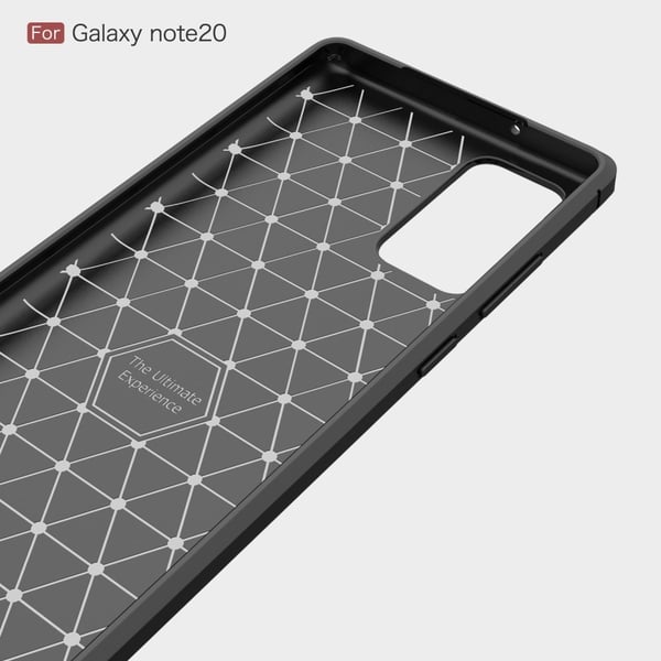 Carbon TPU Skal Till Galaxy Note 20 - Svart
