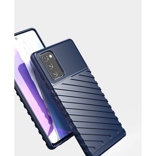 Thunder Twill Texture Skal Till Galaxy Note 20 - Svart