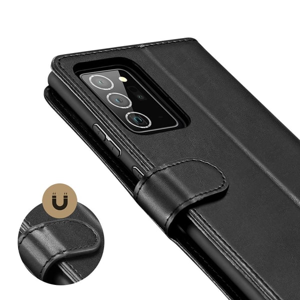 Dux Ducis Læder Cover Til Samsung Galaxy Note 20 - Sort