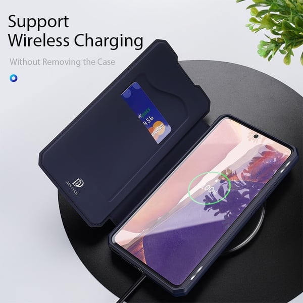 DUX DUCIS Læder Cover Til Samsung Galaxy Note 20 - Blå