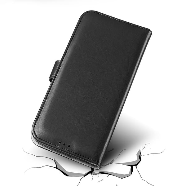 Dux Ducis Läder Plånboksfodral iPhone 12 Pro Max - Svart
