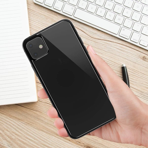 Karkaistu lasinen näytönsuoja puhelimen takapuolelle iPhone 11