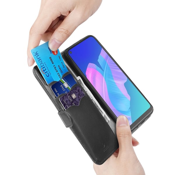 Dux Ducis Plånboksfodral Huawei P40 Lite E - Svart