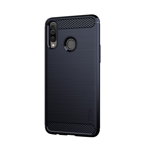 MOFI Carbon Fiber Samsung Galaxy A20s - Blå