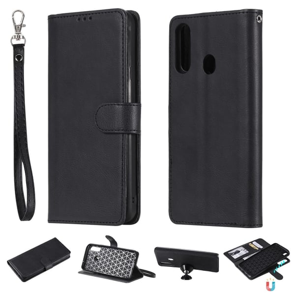 Detachable 2-in-1 Plånboksfodral Samsung Galaxy A20s - Svart