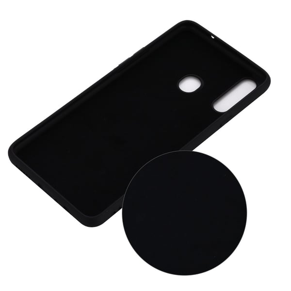 Liquid Silicone Mobilskal Samsung Galaxy A20s - Svart
