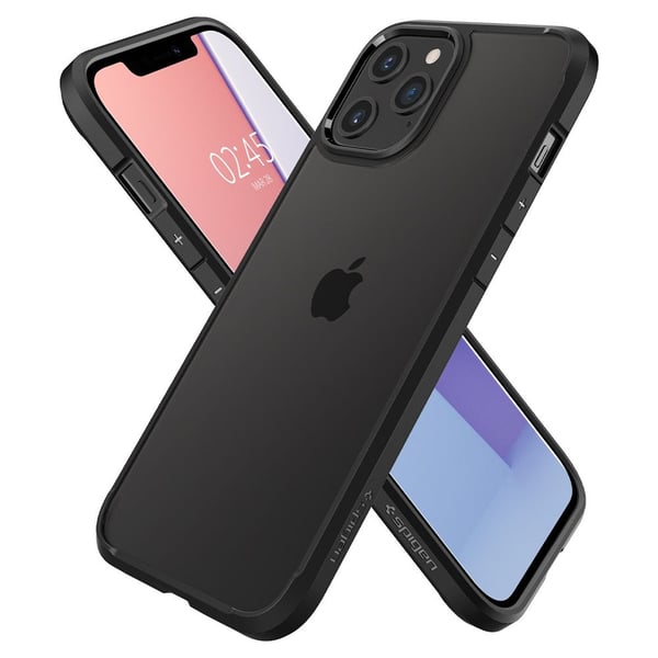 Spigen Ultra Hybrid iPhone 12 & 12 Pro - Matte Black