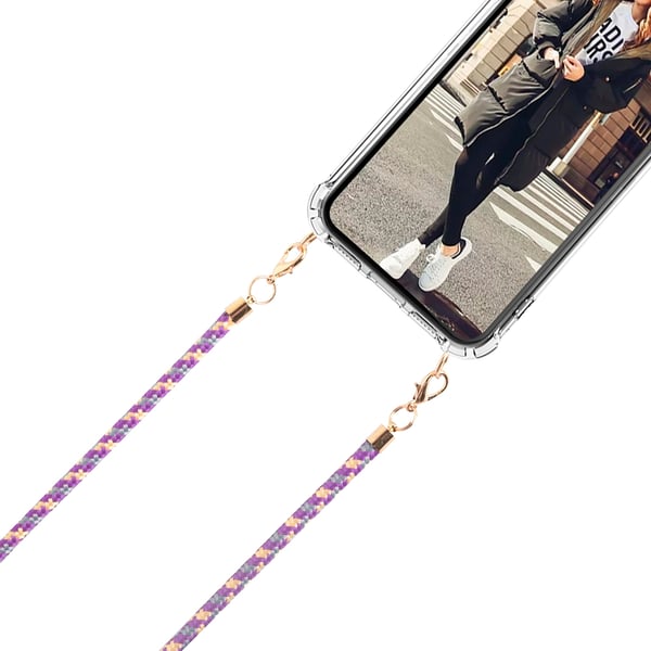 Boom Halsbandsrem Rope - Camo Lila