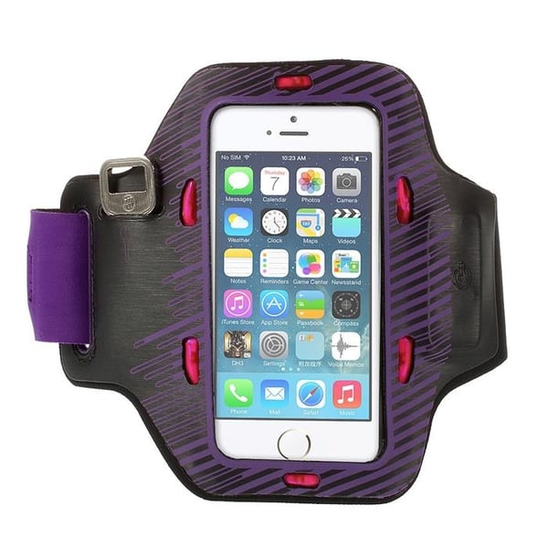 Armband med blinkande lampor till Apple iPhone 5S/5/5C - Lila Armband med blinkande lampor till Apple iPhone 5S/5/5C - Lila