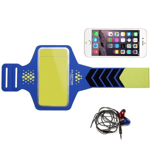 Lention Active Universalt Sportsarmband upp till 4.8'' - Blå