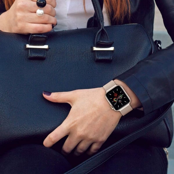 Tech-Protect Milaneseband Apple Watch 4/5/6/7/8/9/10/SE (40/41/42mm) - Sort