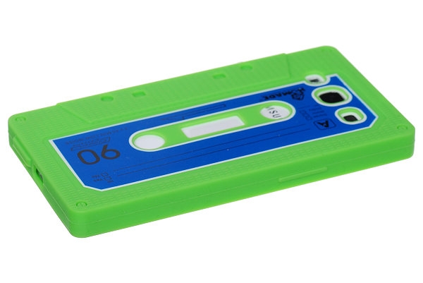 Cassette silikon skal till Samsung Galaxy S3 i9300 (Grön)