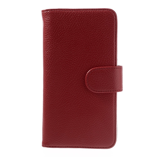 Embossed Plånboksväska till LG G Flex (Röd)