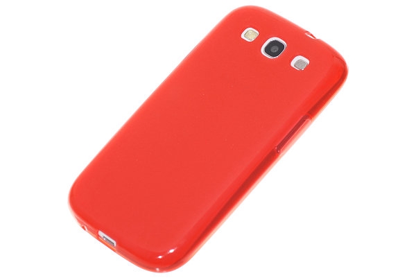 FlexiCase Skal till Samsung Galaxy S3 i9300 (Röd)