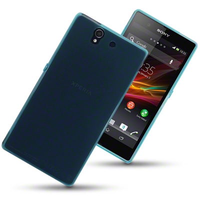 FlexiCase Skal till Sony Xperia Z (Blå)