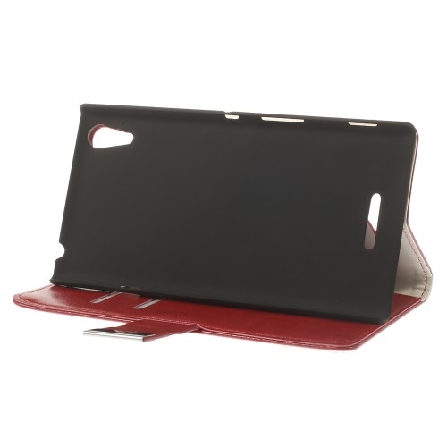 Plånboksfodral till Sony Xperia T3 (Röd)