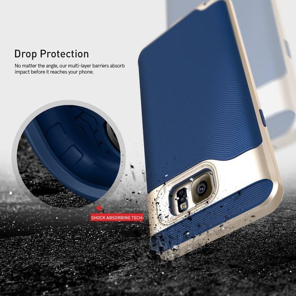 Caseology Wavelength Series BaksideSkal till Samsung Note 5 - Blå