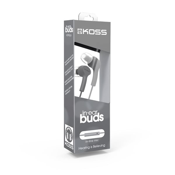 Koss Kuulokkeet KEB9i In-Ear Mic - Harmaa