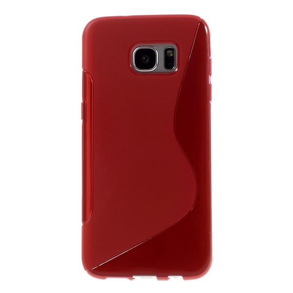 Flexicase Skal till Samsung Galaxy S7 Edge - Röd