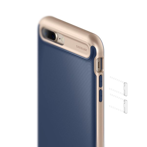 Caseology Wavelength Skal till iPhone 7 Plus - Blå