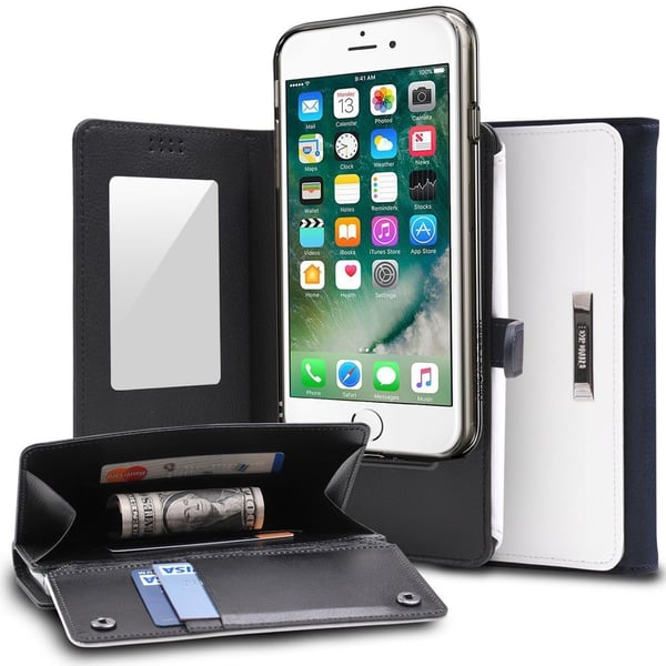 Ringke etui til iPhone 7 Plus & iPhone 8 Plus - (Hvid - Blå)