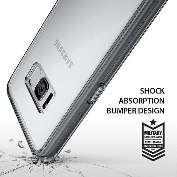 Ringke Fusion Shock Absorption Skal till Samsung Galaxy S8 Plus - Grå