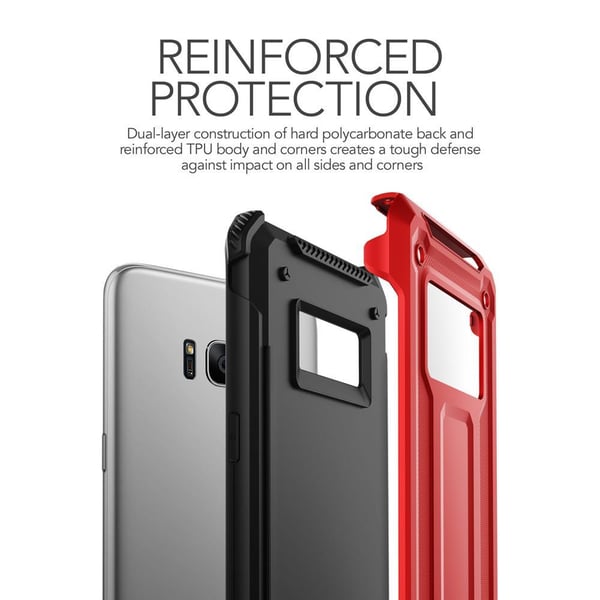 Verus Terra Guard Skal till Samsung Galaxy S8 Plus - Röd