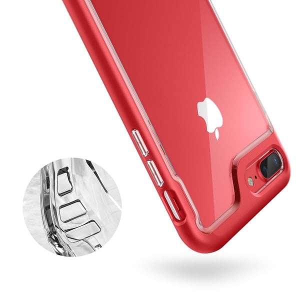 Caseology Skyfall Skal till Apple iPhone 7 Plus - Röd