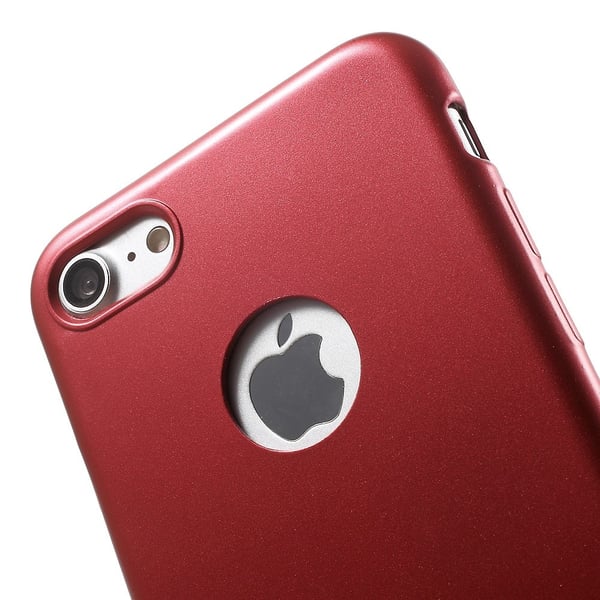 Tunt Flexicase Mobilskal till iPhone 7 Plus - Röd